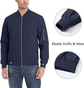 Chaqueta Varsity Negra para Hombre de Alta Calidad 2026, Cuello Alto, Parches Bordados, Mezcla de Lana, Transpirable, Resistente al Viento, Proveedor OEM - Product Image 3