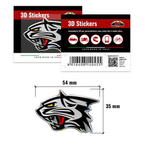 Adesivo per auto pantera tribale 3D Design accattivante per veicoli eleganti - Product Image 2