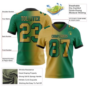 El uniforme de fútbol americano más popular del diseño del OEM, uniforme de fútbol americano ligero - Product Image 2