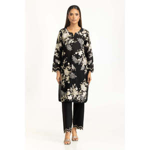 Khaddi Bohemian ชุด Co-Ord IPST-44373ปักสุทธิผ้าชีฟองและผ้าฝ้ายที่มีขนาด XL และ XXL - Product Image 6