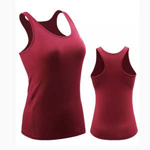 Women Tank <b>Top</b> Wholesale Summer Fashion Yoga Tank <b>Top</b> Quick Dry Loose <b>Sleeveless</b> Sport Shirt Workout Fitness Tank <b>Top</b> - Product Image 5