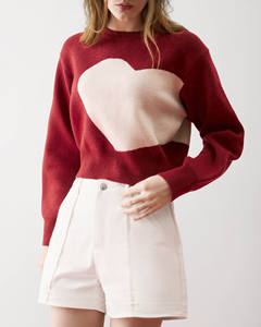 กางเกงยีนส์ขาสั้นทรงตรงเอวกลางสไตล์ลำลองสำหรับผู้หญิง ลวดลายฟอกสี ผ้าถัก ปิดเชือกผูก ปรับขนาดได้ ลายฮิต ใส่ได้ทุกวัน - Product Image 5