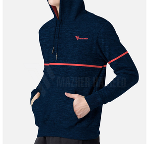 เสื้อฮู้ดแบบสวมหัวสำหรับผู้ชายและผู้หญิงเสื้อฮู้ดสีพื้นสินค้ามาใหม่ - Product Image 3