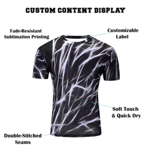 Camisetas Sublimadas para Hombre en Oferta, Sublimación Personalizada, Poliéster/Algodón, Corte Regular, Ecológicas, Secado Rápido, Servicio OEM - Product Image 5