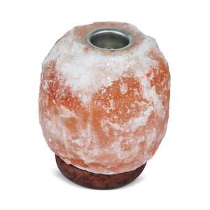 Lámpara Difusora de Aceite Aromático de Sal del Himalaya de Forma Cuadrada, Natural, con Copa de Acero Inoxidable, Aromaterapia y Luz Curativa para Masaje Corporal - Product Image 4