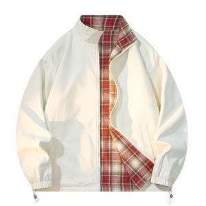 เสื้อแจ็กเก็ตกันหนาวสไตล์อังกฤษสำหรับผู้ชายและฤดูใบไม้ร่วงเสื้อกีฬาปีนเขากลางแจ้งเสื้อแจ็คเก็ตลำลองใส่กลับด้านได้สำหรับฤดูใบไม้ผลิและฤดูใบไม้ร่วง - Product Image 4