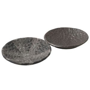 Ensemble de 2 bols de service noirs pour les collations, les salades, les fruits, parfaits pour les dîners à la maison, les fêtes, les événements et les cadeaux - Product Image 1