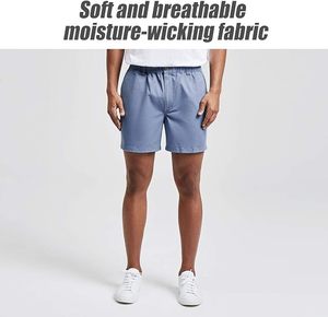 Pantalones Cortos Deportivos Casuales de Algodón para Hombre, Estilo Nuevo, Diseño Sólido, para Correr, Gimnasio, con Cordón, Pantalones Cortos Lisos al por Mayor - Product Image 2