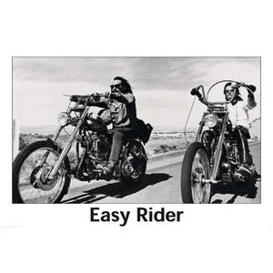 Modern Easy Rider <b>Poster</b> Made of Durable Paper for Wall Decor - Product Image 1
