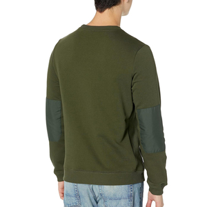 Sudaderas de otoño con logotipo personalizado, sudadera de invierno holgada gruesa de tela tejida de lana de Color para hombre, servicio OEM ODM, gran oferta - Product Image 2
