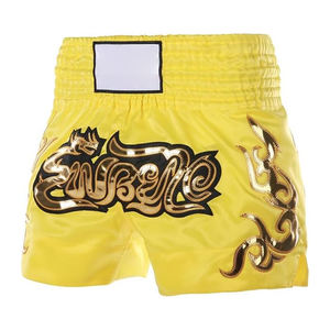 Shorts de Muay Thai de Calidad Tailandesa al por Mayor, Cómodos, con Logotipo Personalizado OEM ODM, Shorts de Boxeo para Hombre - Product Image 1
