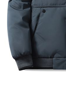 Blouson aviateur en cuir de haute qualité pour hommes fabricant OEM logo personnalisé veste universitaire hiver Letterman broderie de haute qualité - Product Image 4