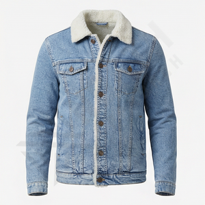 Veste en jean pour homme, manches longues, design élégant, nouvelle collection, best-seller, respirante, vêtement d'extérieur tendance, streetwear, haut décontracté - Product Image 1
