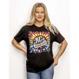 Camiseta Jersey con Logotipo Black Star Burst - 100% Algodón 240g Diseño Serigrafiado - Product Image 1