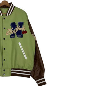 Chaquetas Varsity de Piel de Oveja Antibacterianas, Formales, Unisex, de Alta Calidad, en Todos los Tamaños y Colores, con Cuello Alto, para Invierno - Product Image 2