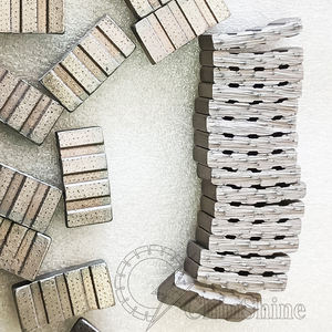 鉄筋コンクリート用,150-250mm,Arixターボ形状ダイヤモンドコアドリルビットセグメント - Product Image 4