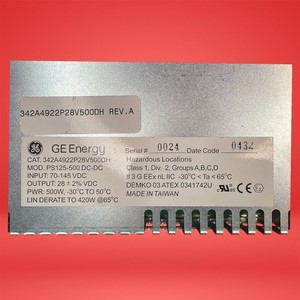 Convertidor de Energía DC-DC Original 342A4922P28V500DH 500W Entrada 70-145VDC Salida 28VDC Hecho en Taiwán - Product Image 1