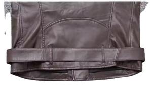 Gilet en cuir pour moto pour homme, design personnalisé / Services OEM ODM, gilet en cuir pour homme - Product Image 5