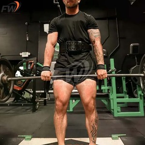 Ceinture de musculation réglable en cuir véritable de qualité supérieure, robuste et personnalisable - Product Image 2