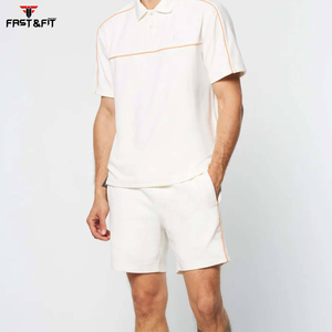 Polo de entrenamiento de manga corta hecho profesional, camiseta Polo, nuevo diseño, polos para hombre, polos de la mejor calidad para hombre - Product Image 4