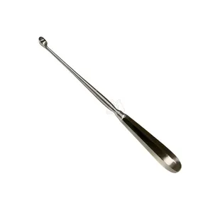 Curetas quirúrgicas con forma de cuchara Lucas de doble extremo, curetas de hueso para instrumentos de implante quirúrgico Dental - Product Image 6