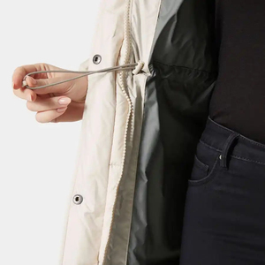 Chaqueta Acolchada de Alta Calidad para Mujer, Diseño Personalizado OEM, Capucha Ajustable, Diseño Acolchado, Transpirable, Cortavientos, de Algodón, para Invierno - Product Image 5