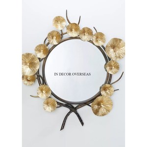 High Demanding Premium Quality Metal Made Eye Catching Look Designer Home And Hotel Interior <b>Decorative</b> Wall Mirror Supplies - Product Image 5