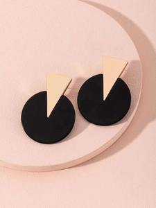 Pendientes de resina con purpurina verde, último diseño de moda a precio mayorista | Joyería hecha a mano de alta calidad - Product Image 3