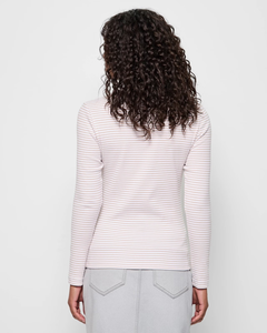 Venta al por mayor 100% algodón manga larga cuello redondo acanalado opción multicolor buena calidad 160 GSM Regular Fit camiseta para mujer - Product Image 4