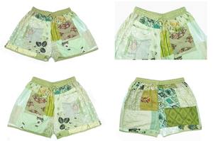 กางเกงยีนส์ผ้าเรยอนแฮนด์เมดอินเดียสำหรับทุกเพศ50ชิ้นกางเกงขาสั้นลำลองแนวโบฮีเมียนฮิปปี้มีกระเป๋าเย็บปะติดปะต่อกันสวมใส่สบายมากมี500ชิ้น - Product Image 5