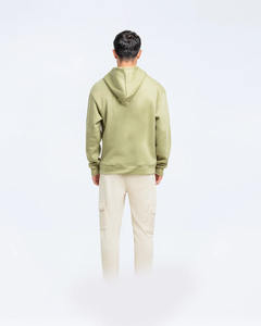 Sweat à capuche confortable en vert inspiré de la nature, style oversize, sweat à capuche lourd 100% coton, sweat à capuche pour hommes - Product Image 3