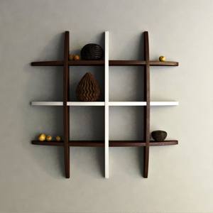 <b>Round</b> Shaped Wooden Wall Hanging Shelf Storage Rack for Holding Flower Pots Beautiful Wall Art-Buy Now! - Product Image 6