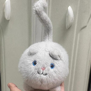 Peluche chaton Jelly Cat Cappuccino, super douce, avec oreilles mobiles, adorable cadeau d'anniversaire, garnie de coton PP - Product Image 2