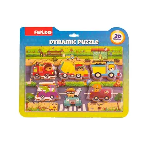 Educational Puzzle for Kids Learning Factory Direct Sale Dynamic Puzzle Traffic PUEDO EVA Puzzles and Games Baby Toys