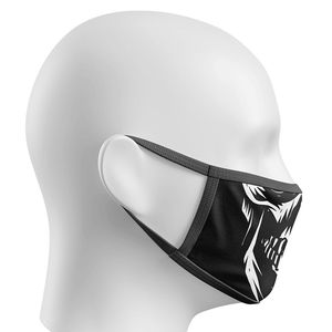 Masque facial en coton écologique personnalisé motif imprimé numérique sublimé respirant anti-odeur lavable réutilisable anniversaire nouvel an - Product Image 3