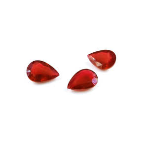 Rubí Natural de Bangkok, Gema Suelta Calibrada de 12x16 mm, Corte Esmeralda, Facetado, Rosa y Rojo, Certificado por IGI, Tratado Térmicamente y Pulido - Product Image 1