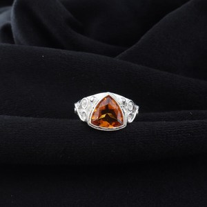 Anillo de Citrino con Corte Ovalado, Certificado IGI, Plata de Ley 925, Hecho a Mano, para Mujer, Compromiso, Boda, Fiesta, Regalo de Piedra Natal - Product Image 6