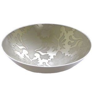 Cuenco de metal redondo más vendido con diseño de grabado para catering de hotel y cocina casera para servir frutas de fiesta - Product Image 2