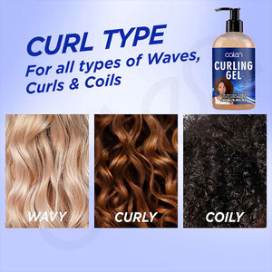 Oalen 250ml Marque privée Crème pour les <span class=keywords><strong>cheveux</strong></span> frisés Gel lissant biologique avec gelée coiffante hydratante à forte tenue - Product Image 6