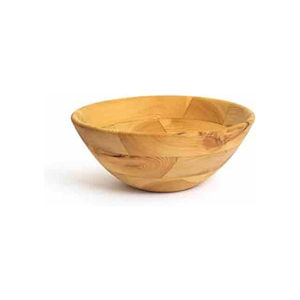 Bol à salade en bois d'acacia classique nouveauté bol en bois fait à la main pour hôtel restaurant ou salle à manger affichage - Product Image 1
