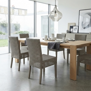 Chaise de jardin en rotin gris tressé à la main, chaise d'appoint haut de gamme en osier pour l'extérieur, siège de patio à dossier haut, élégante, pour jardin, meubles en bois - Product Image 2