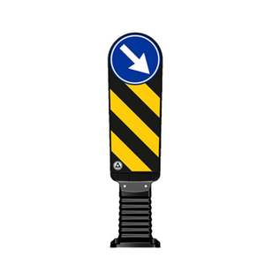 Panneau de signalisation routière flexible pour barrière de médiane 90 x 20 cm - Product Image 1