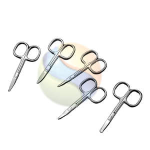 Tijeras para Cutículas de Salón de Belleza Elite, Punta de Flecha Súper Afilada, Diseño Multicolor, Tijeras Curvas de Lujo para Cutículas, Ultra Afiladas - Product Image 4