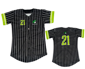 เสื้อเบสบอลคอวีคุณภาพสูงของผู้ชายเครื่องแบบระบายอากาศได้ดีชุดเบสบอลซอฟต์บอลปรับแต่งได้ - Product Image 1