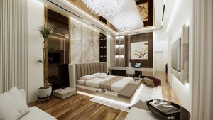 2025 ensemble de chambre à coucher populaire haut de gamme meubles cadre en bois massif lit King de luxe Double - Product Image 3