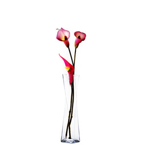 VUT0424 - แจกันแก้วใสทรงบิดเกลียว - 4.7 x 24 - Product Image 6