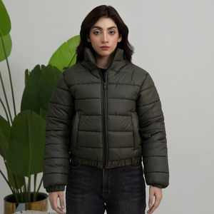 2026 New Fall Women Puffy Jackets Bubble Crop <b>Coats</b> Puff <b>Ladies</b> Down <b>Coats</b> Plus Size Customized <b>Winter</b> Bomber Puffer Jackets - Product Image 1
