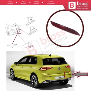 Reflector de Parachoques Trasero BSP1070 Derecho 5G0945106C para Golf 7.5 8 e Golf Variant 4Motion R32 GTI Rabbit - Product Image 5