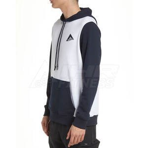 Sudaderas con capucha sólidas para hombre de diseño personalizado al por mayor 100% algodón respetuoso con el medio ambiente ligero transpirable cuello con capucha para invierno moda OEM - Product Image 4
