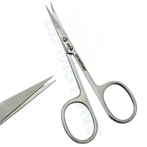 Ciseaux à cuticules en acier inoxydable de haute qualité, outil professionnel de manucure et pédicure pour les soins des ongles, pour une utilisation en salon de beauté - Product Image 4